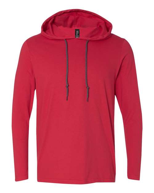 Softstyle® Lightweight Hooded Long Sleeve T-Shirt