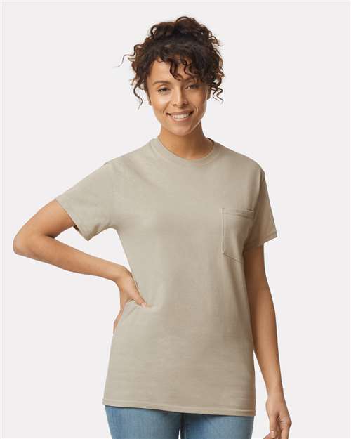 Unisex Ultra Cotton® Pocket T-Shirt- 2300