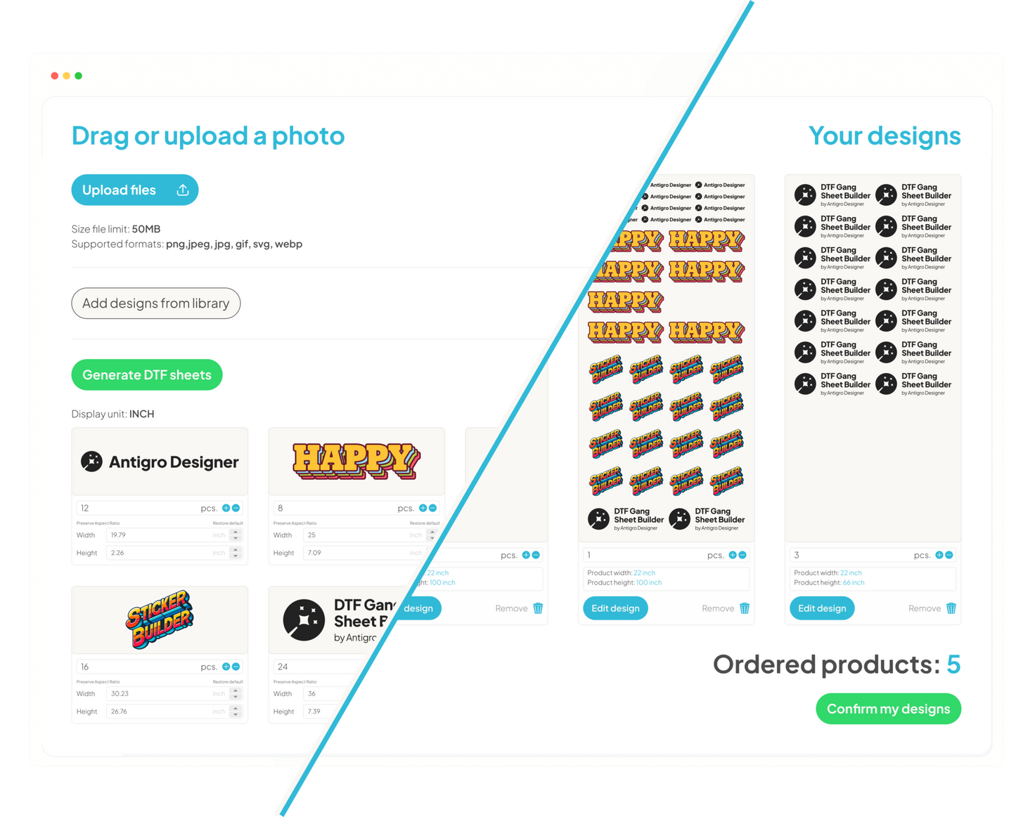 Order Gang Sheets